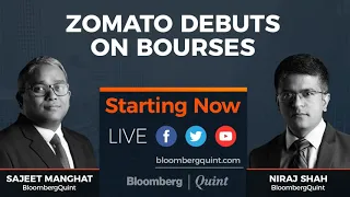 Zomato Debuts On The Bourses