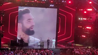 la chanson de l année 17 juin 2023 ( arène de Nîmes) Florent Pagny et Kendji Girac