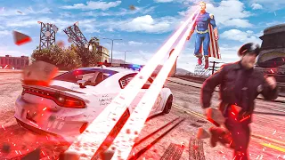 GTA 5 RP - Real Homelander Powers Destroy Cops