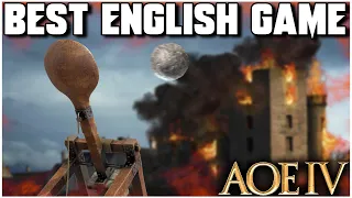 My Best ENGLISH Game Yet! | AoE4 | Grubby
