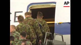 NORTHERN IRELAND: FOUR HUNDRED BRITISH SOLDIERS WITHDRAW