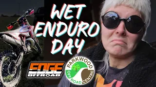 FIRST TIME RIDING WET & SLIPPY ON THE BETA 200 | parkwood off road tong