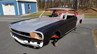 Building A 1965 Mustang Fastback Shell ALL DONE FOR SALE!!!