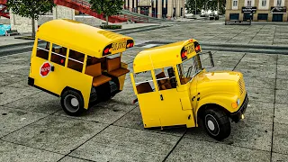 School bus broke in half | Monster Truck Cartoon for Kids | Wheel City Heroes (WCH)