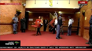 Former president Zuma arrives in court