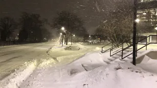 INTENSE SNOW STORM AT BOWLING GREEN STATE UNIVERSITY!