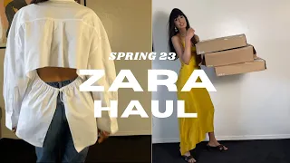 SPRING ZARA TRY ON HAUL APRIL 2023 | NEW STYLISH PIECES