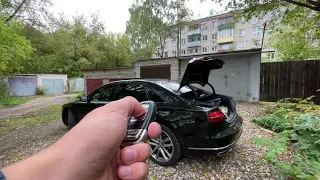 Открытие/закрытие багажника с ключа ДУ Audi A8 D4
