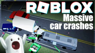 ROBLOX Massive Car Crashes 💥Compilation 1