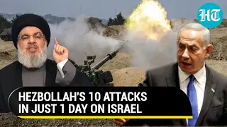 Iran-Backed Hezbollah Launches 10 Back-To-Back Attacks On IDF Sites; ‘Angry' IDF Retaliates | Watch