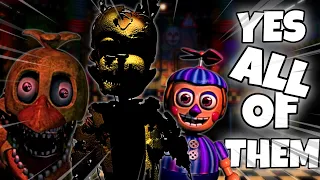Playing Every FNAF Game Until the FNAF Movie Comes Out: 50/20 EDITION!
