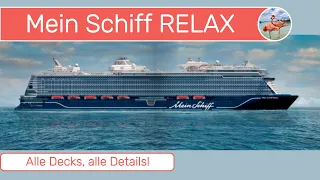 Mein Schiff Relax 🚢 - Großer Vergleich - Alle Decks im Detail #kreuzfahrtschiff #tuicruises