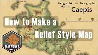 How to Make a Relief Style Map for Your Fantasy World | Inkarnate