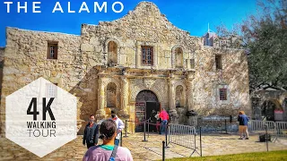 The Alamo - Iconic Texas Attraction - 4K Walking Tour