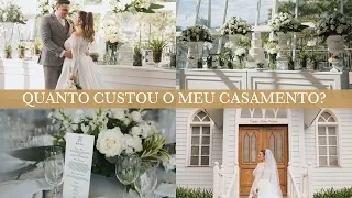 TUDO SOBRE O MEU CASAMENTO | valores, detalhes, arrependimentos e acertos!