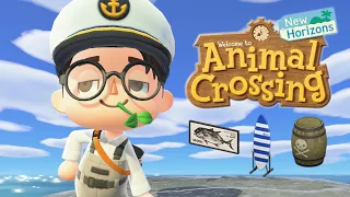 🔴 A VERY Nautical Animal Crossing Scavenger Hunt!