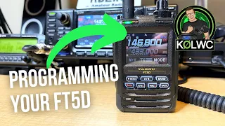 Yaesu FT5D: How To Program a Memory Channel