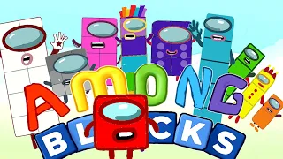 Numberblocks Intro Song But They Are Among Us Blocks / Learn To Count