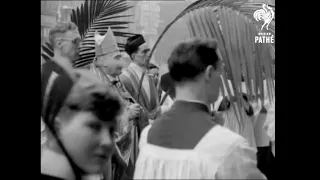 Palm Sunday Procession: Westminster Cathedral 1942