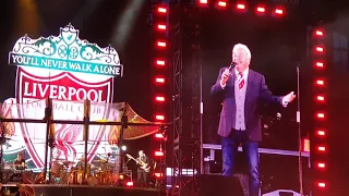 Gerry Marsden and Take That You'll Never Walk Alone YNWA Anfield Stadium 6/6/19