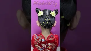 Slow motion of this beautiful hairstyle! -0348