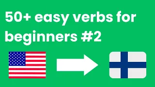 50+ Easy Verbs in Finnish Language For Beginners | Learn The Simple Verbs In Finnish Language Part 2