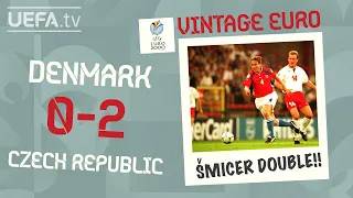 DENMARK 0-2 CZECH REPUBLIC, EURO 2000 | VINTAGE EURO