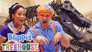 Blippi's Treehouse - Dinosaurs! | Amazon Kids Original | Educational Videos for Kids | Blippi Toys