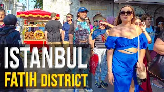 Walking in FATIH Istanbul | 15 JUNE Istanbul Walking tour 2022 4K UHD