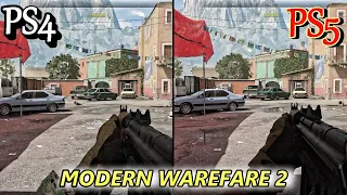 Cod: Modern warefare 2 | PS4 vs PS5 | Multiplayer Graphics Comparison & Gameplay .