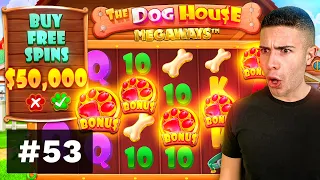 $50000 BONUS BUYS, Dog House Megaways 5 SCATTERS, and more! - AyeZee Stream Highlights #53