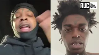 "You A Weirdo" 21 Savage Goes Off On Kodak Black For Claiming He's Fake On Drink Champs