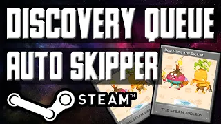 How to Quickly Farm Steam Sale Cards, Steam Discovery Queue Auto Skipper 2020/2021