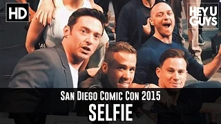 Comic Con Selfie - Stan Lee, Channing Tatum, Jennifer Lawrence, Hugh Jackman