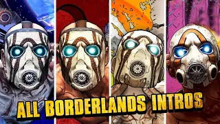 Borderlands - All Intros (The Pre-Sequel, 1, 2 & 3)