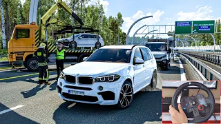 BMW SUV Drive Through Russia Countryside | Euro Truck Simulator 2 | Logitech G29 Setup