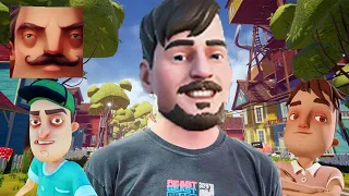 Hello Neighbor - My New Neighbor Big MrBeast Act 3 Gameplay Walkthrough