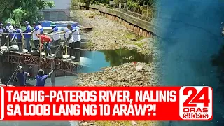 Taguig-Pateros river, nalinis sa loob lang ng 10 araw?! | 24 Oras Shorts