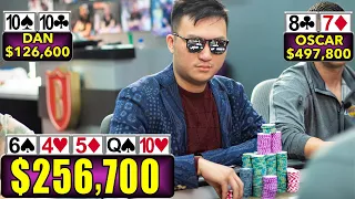 UNBELIEVABLE $257,000 High Stakes Poker Hand ♠ Live at the Bike!