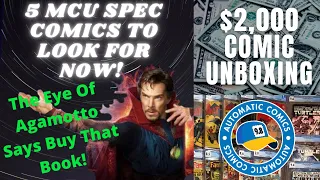 5 MCU Spec Comics To Look For Now! | $2,000 Comic Unboxing!