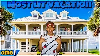 Staying In A $500,000 BEACH HOUSE!! In Galveston TX [Family Vacation Vlog]