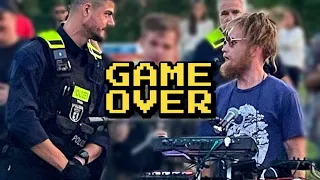 Police Crashes Crazy LIVE Techno-Concert (Berlin Mauerpark)