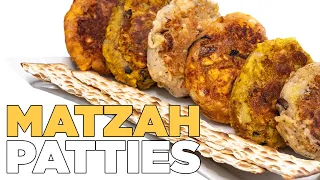 Homemade Passover Recipes | Potato Matzo Patties | Vegan and Tasty