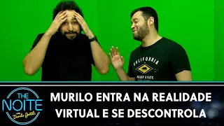 Murilo Couto entra no mundo da realidade virtual e apronta todas | The Noite (27/09/23)