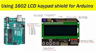 A Comprehensive Guide to Using the 1602 LCD Keypad Shield" by Manmohan Pal 🚀 #arduino