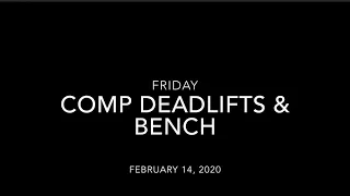 22 days til the Animal Cage | Comp Deadlifts & bench |