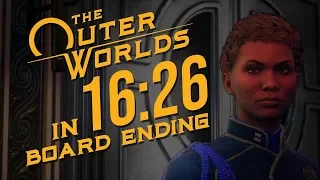 The Outer Worlds Board Ending Speedrun in 16:26