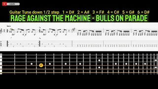 Rage Against the Machine - Bulls on Parade [Guitar Tabs]