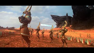 TOMB KINGS vs VAMPIRE COUNTS Cinematic Battle - Total War: Warhammer 2