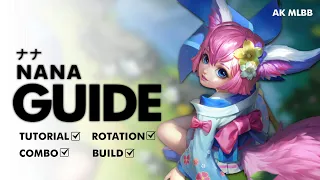 CARA MAIN NANA SEASON INI, BUILD NANA TERSAKIT + ROTASI & EMBLEM | GAMEPLAY NANA TERBARU